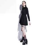 Gothic A-Line Mini Dress