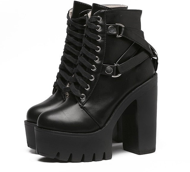 Ultra High Heel Gladiator Boot