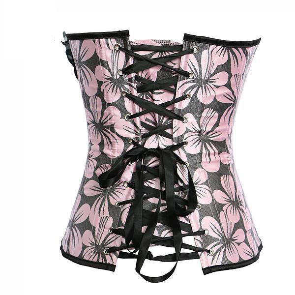 Overbust Bustier Elastic Boned Gorset