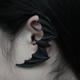 Gothic Punk Bat Earrings