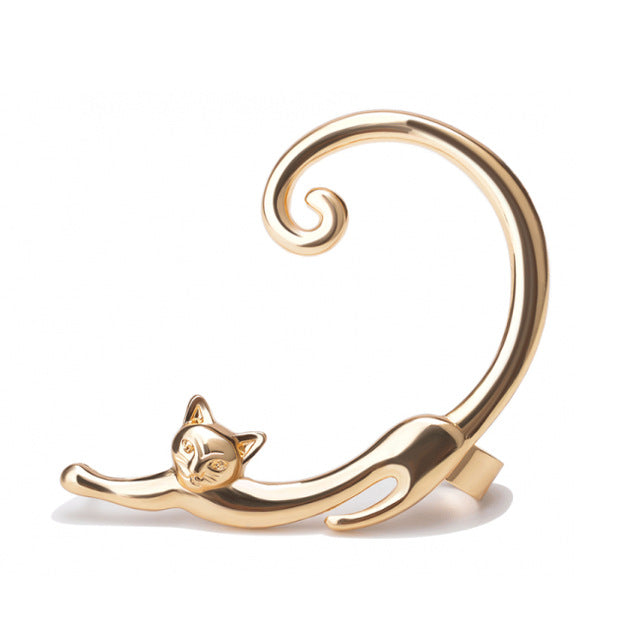 Punk Style Cat Post Earring