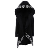 Gothic Punk Cool Black Plus Size Hoodie