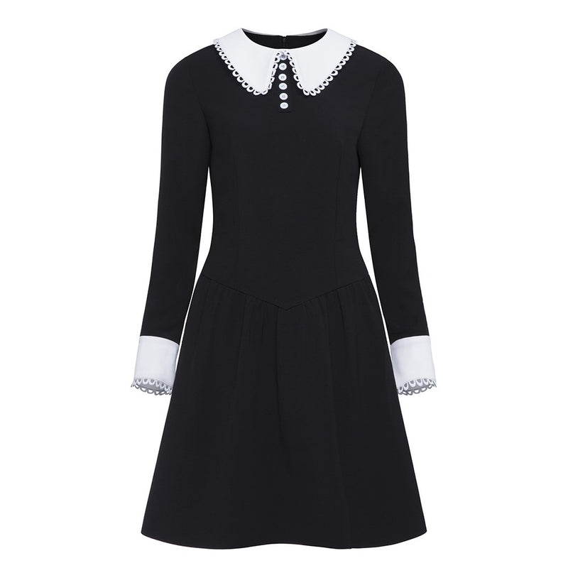 Long Sleeve Dark Dress