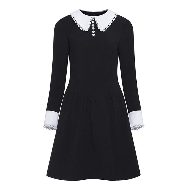 Long Sleeve Dark Dress