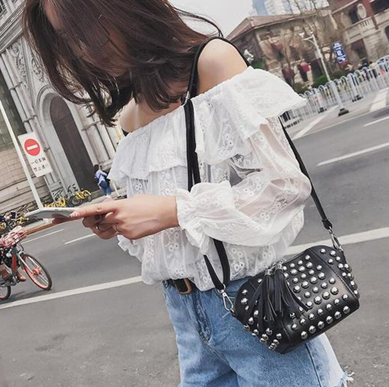 Sexy Rivet Shoulder Bag
