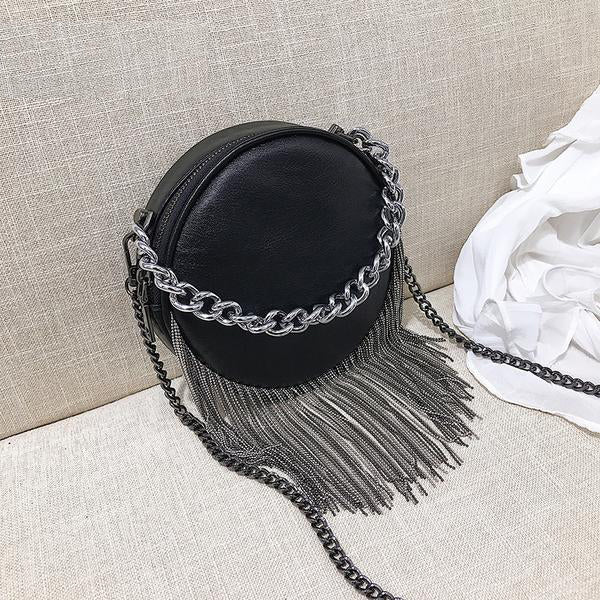 Leather Chain Women Crossbody Bag