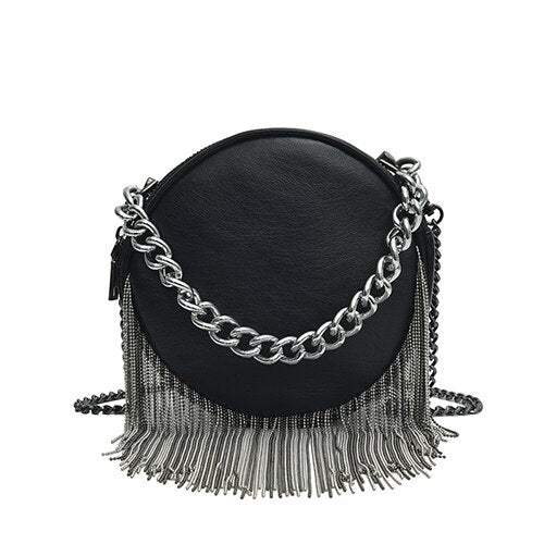 Leather Chain Women Crossbody Bag
