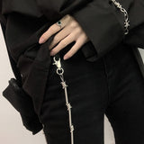 Punk Thorns Chain Pants Key